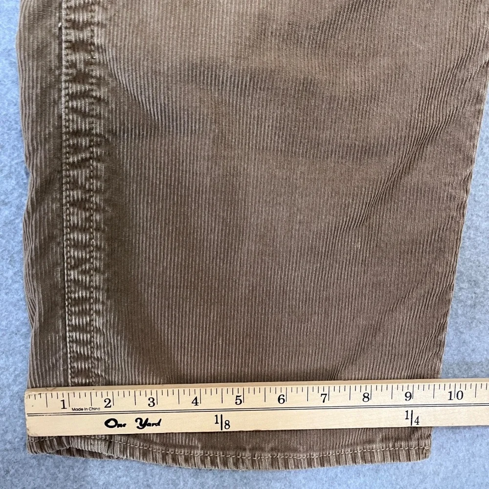 Arizona Jeans Mens 38X34 Brown Bootcut Mid Rise Faded Y2K‎ Corduroy